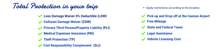 Renta de autos econmicos Todo Incluido en Cancn, Playa del Carmen y Riviera Maya